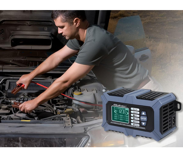 Qoltec Inteligentna ładowarka do akumulatora (AGM, LiFePO4, GE, 12V - 1483433 - zdjęcie 5